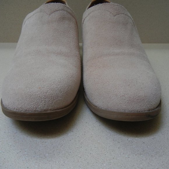 Toms Women's Cream Suede Loafers - Picture 9 of 12